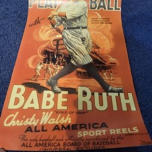 11x17 Reproduction 1920 RUTH Poster